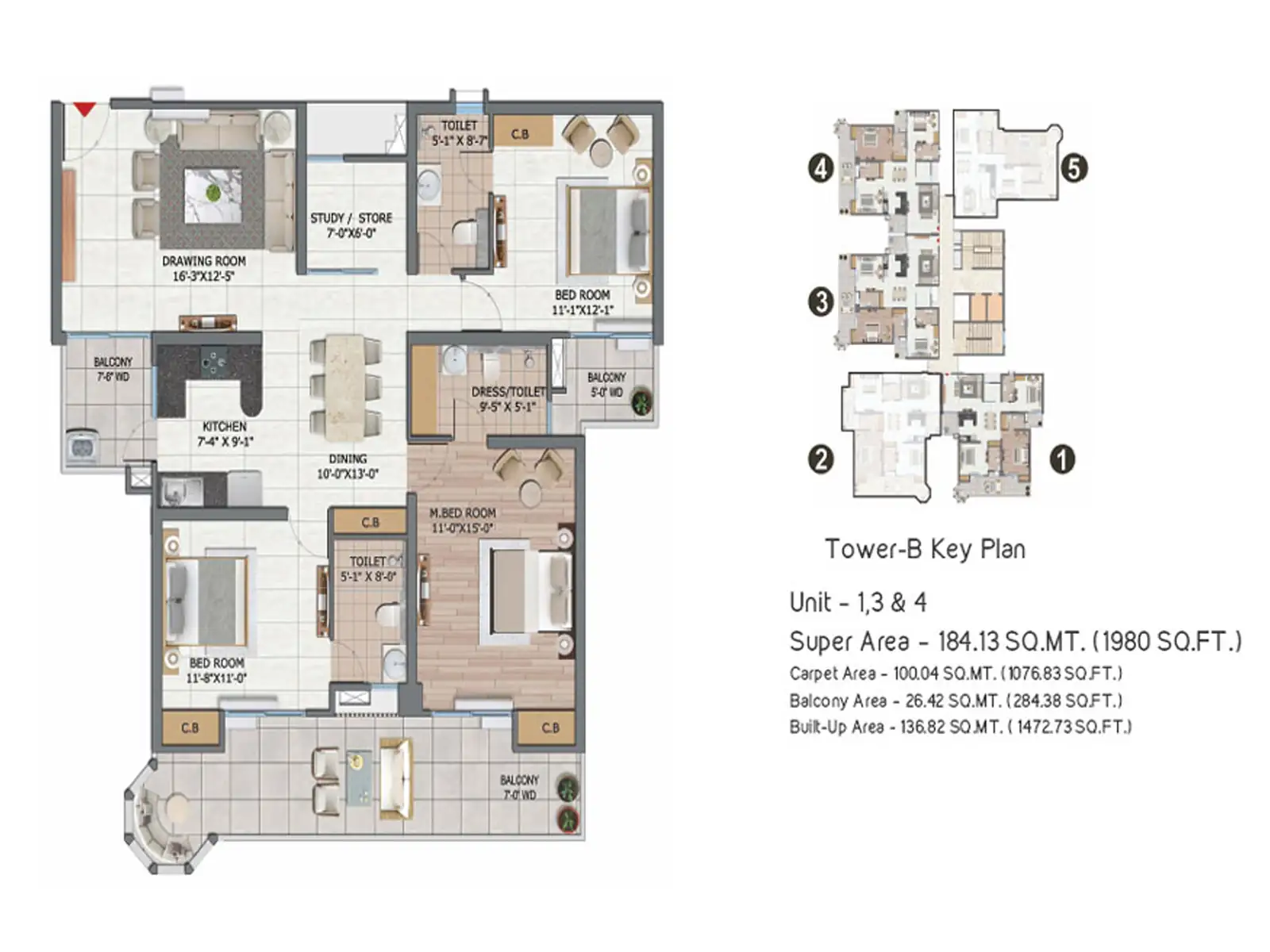 Sukoon by Pardos Okas Floor Plan